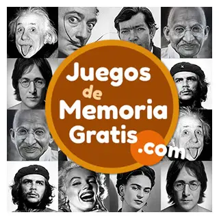 Juego de memoria para adultos con retratos famosos