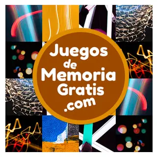 Juego para entrenar la memoria visual con 20 cartas con imágenes abstractas