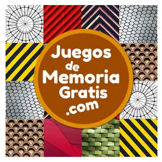 Juego para entrenar la memoria visual de adultos. 20 cartas con imágenes geométricas