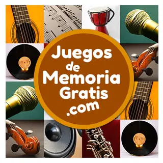 Juego online para ejercitar la memoria visual nivel intermedio: Imágenes de Música