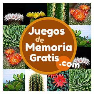 Memotest en línea para adultos. Juego de memoria gratis: Cactus