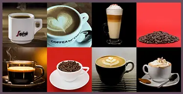Juego de Memoria con imagenes de cafe