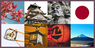 Juego de memoria visual de Japon