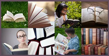 Juego de memoria visual con libros