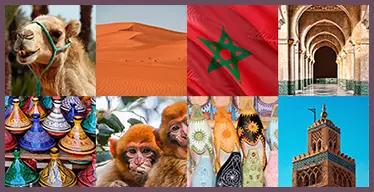 Juego de memoria visual sobre Marruecos