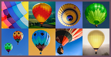 Juego de memoria visual con globos