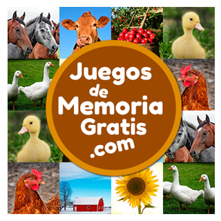 Juego de Memoria visual en lÃnea para adultos nivel difÃcil: Granja