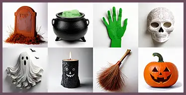 Juego de memoria visual sobre Halloween