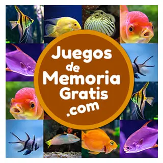 Juego en lÃnea para entrenar la memoria visual en adultos nivel difÃcil: Cartas con Peces