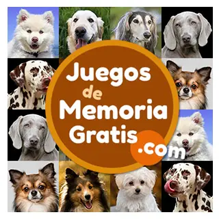 Juegos de memoria visual para adultos mayores, buscando parejas, fotografías de perros