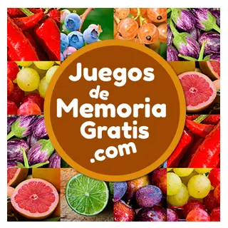 Memotest en lÃnea y gratis para adultos: Formar pares de imágenes de Vegetales y frutas